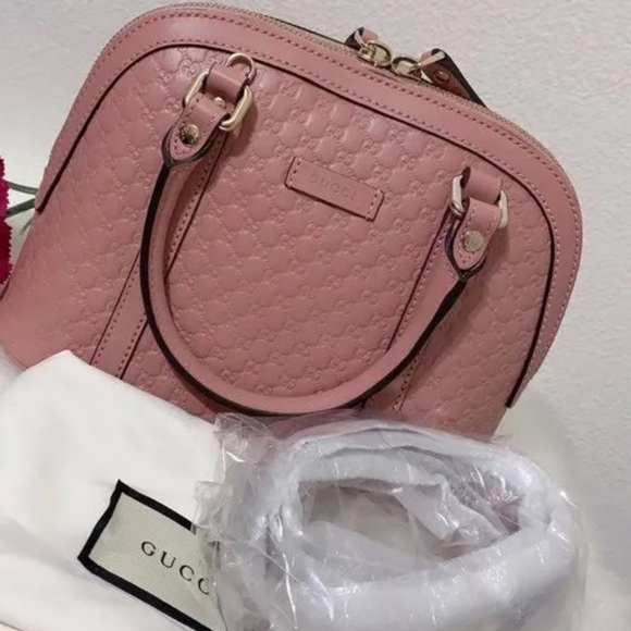 Gucci Handbags - 💯 Gucci 🌸 Mini Mauve Pink Crossbody Bag